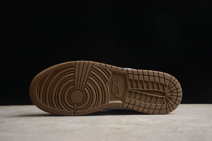 Air Jordan 1 Low Purple Mocha (GS) 553560 215