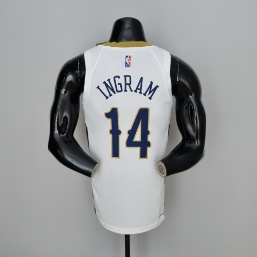Brandon Ingram New Orleans Pelicans 75th Anniversary Swingman Jersey White
