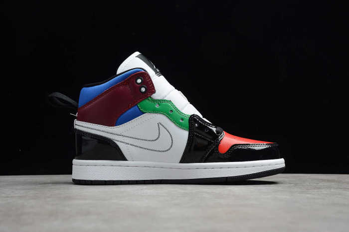 Air Jordan 1 Mid SE Black White Multicolor DB5454-001