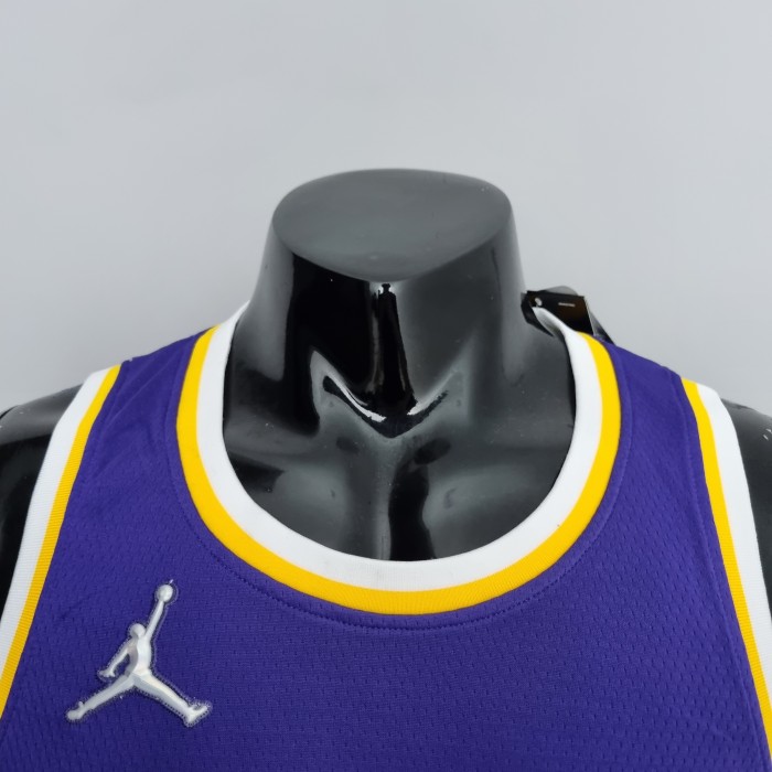 Russell Westbrook Los Angeles Lakerss 75th Anniversary Swingman Jersey Purple