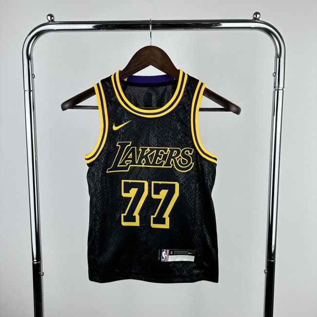 Los Angeles Lakers Kids Jersey Blue Icon Edition 22/23 NO.77 Dončić
