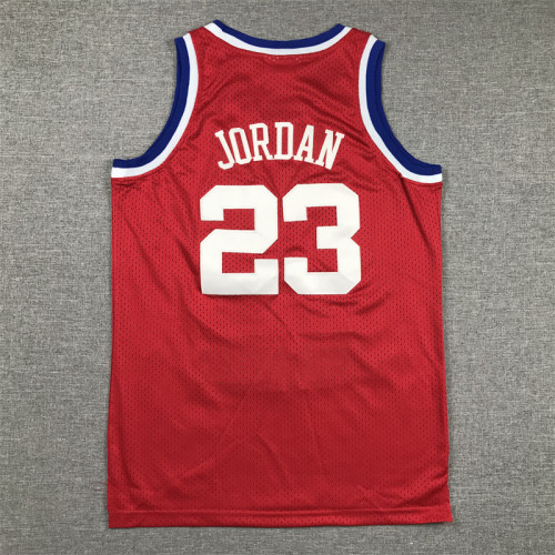 All-Star Kids Jersey Red 1988 NO.23 JORDAN
