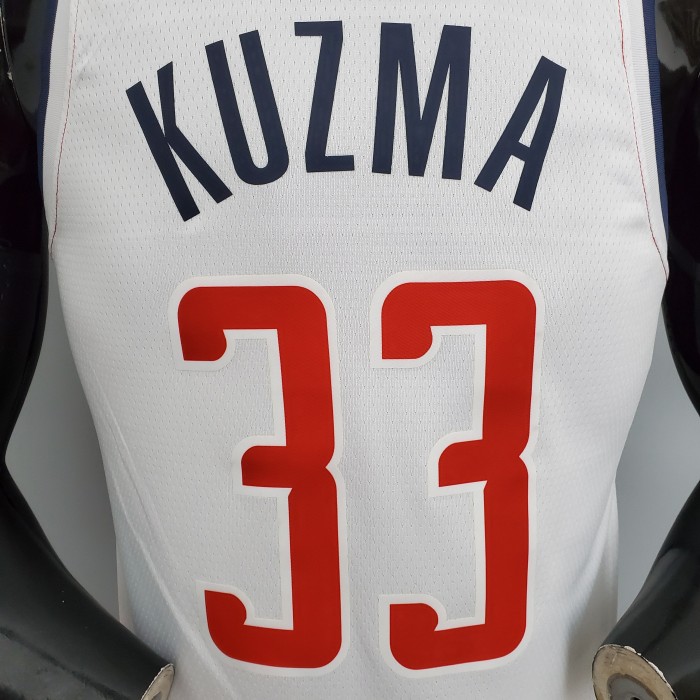 Kyle Kuzma Washington Wizards 75th Anniversary Swingman Jersey Red White