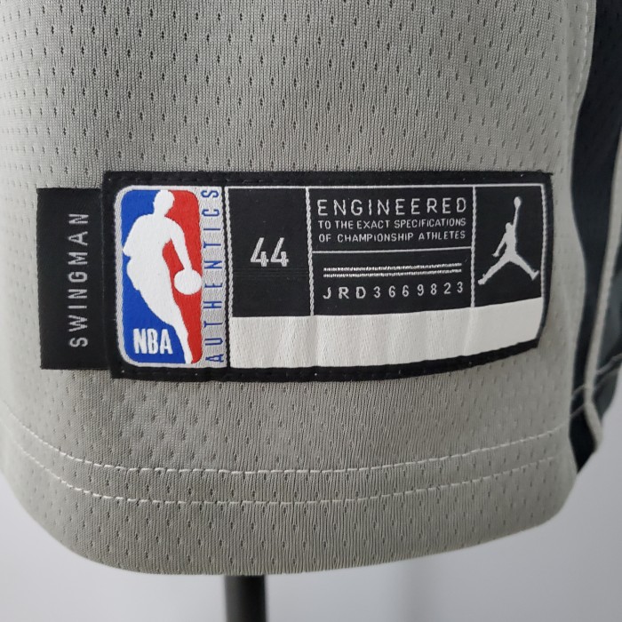 Kyrie Irving Brooklyn Nets Flying Man Swingman Jersey Gray