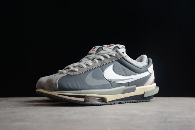 Sacai x Nike Cortez 4.0 OG DQ0581-100 Grey DQ0581-001