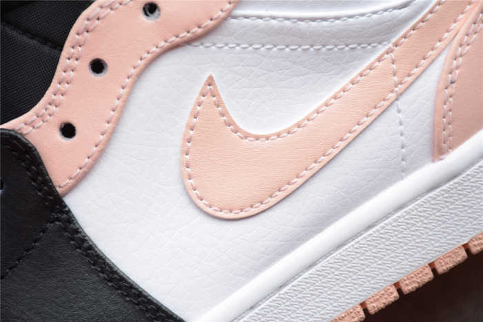 Air Jordan 1 Mid Arctic Orange Black Toe 554724-133