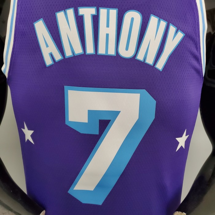Carmelo Anthony Los Angeles Lakers 2021/22 City Edition Swingman Jersey Purple