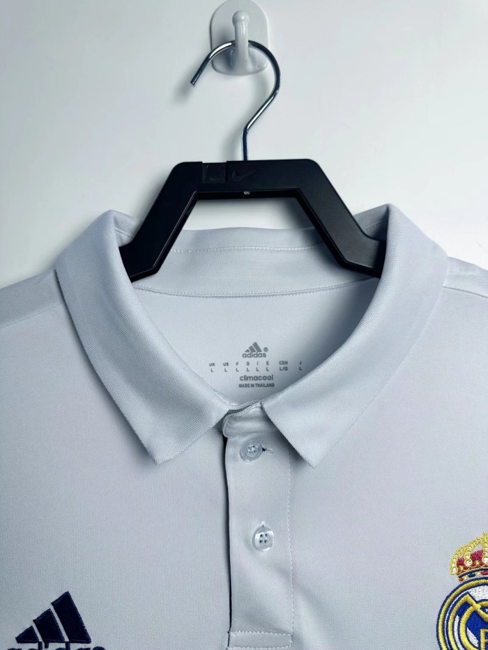 Real Madrid Home Long Sleeve Retro Jersey 2016/17