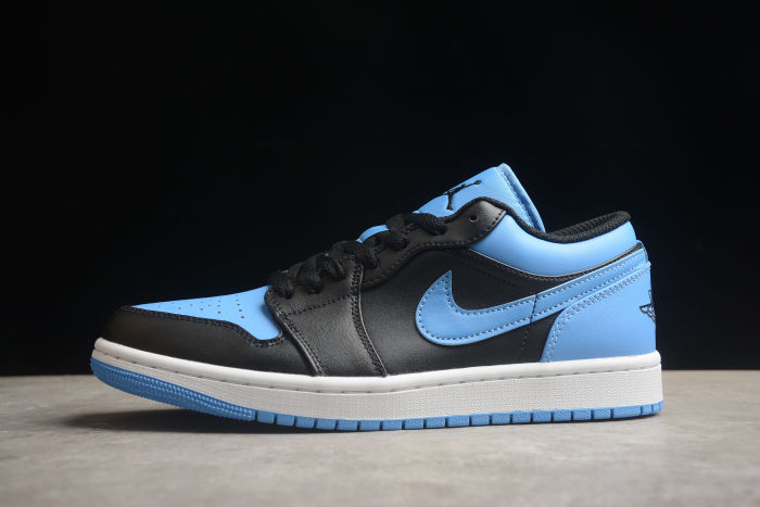 Air Jordan 1 Low Black University Blue 553558-041