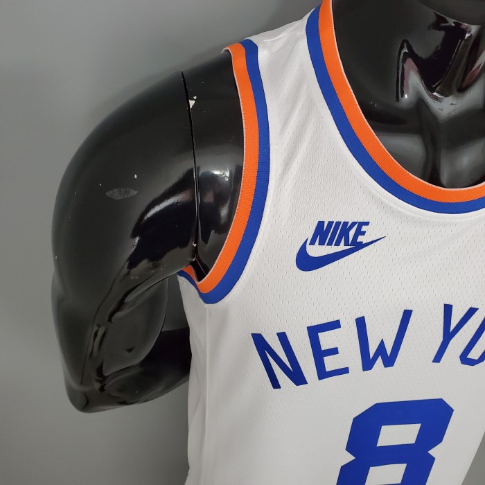 Kemba Walker New York Knicks 75th Anniversary Swingman Jersey White