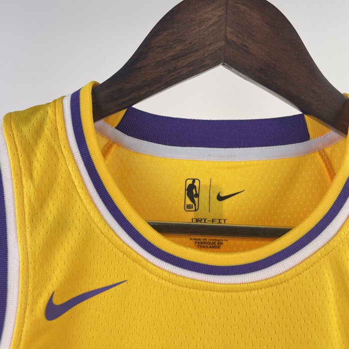 Los Angeles Lakers Kids Jersey Yellow Icon Edition 22/23 NO.8 BRYANT