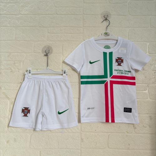 Portugal Away Retro Kids Suit 2012