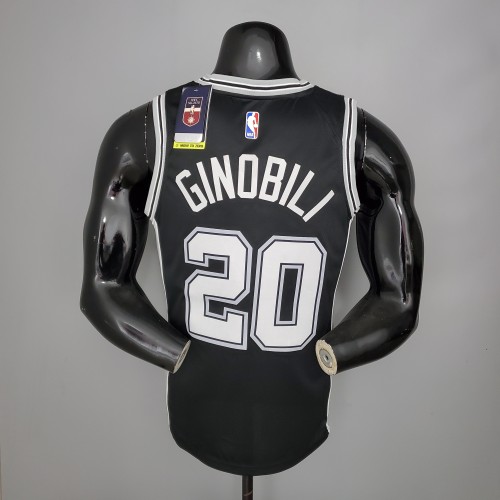 Manu Ginobili San Antonio Spurs Swingman Jersey White