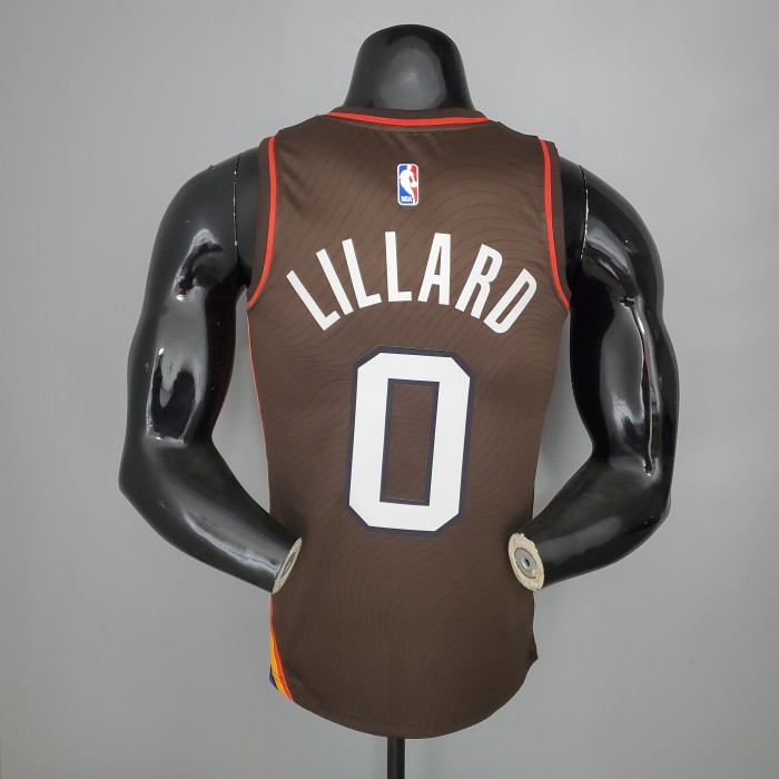 Damian Lillard Portland Trail Blazers Swingman Jersey Brown