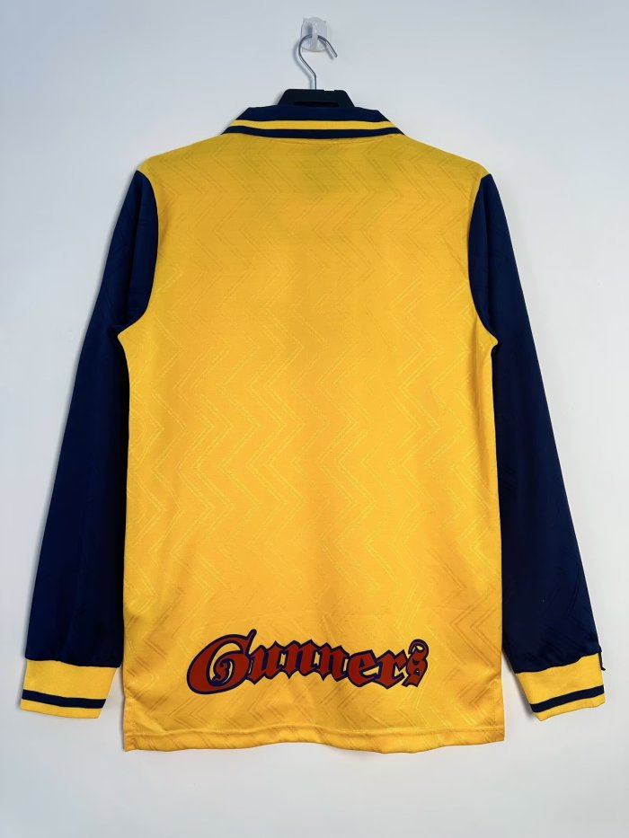 Arsenal Away Long Sleeve Retro Jersey 1996/97