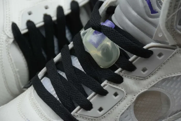 2020 OFF WHITE x Air Jordan 5 Grey Green White CT8480-105