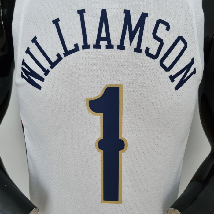 Zion Williamson New Orleans Pelicans 75th Anniversary Swingman Jersey White