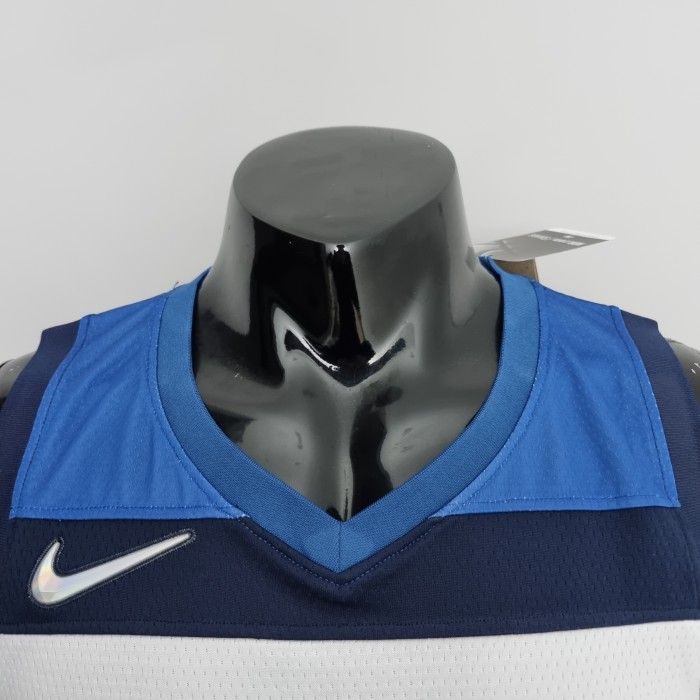 Derrick Rose Minnesota Timberwolves 75th Anniversary 2022 Swingman Jersey Royal Blue