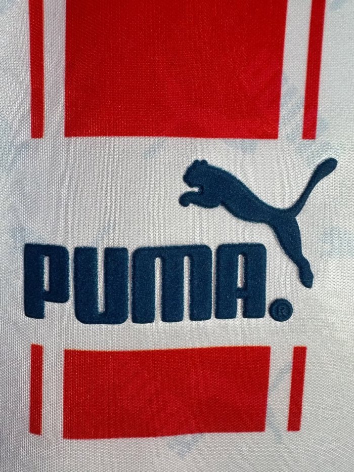 Atletico Madrid Home Long Sleeve Retro Jersey 1995/96