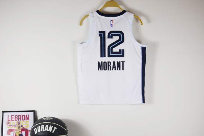Memphis Grizzlies Kids Jersey AssociationEdition 22/23 NO.12 MORANT