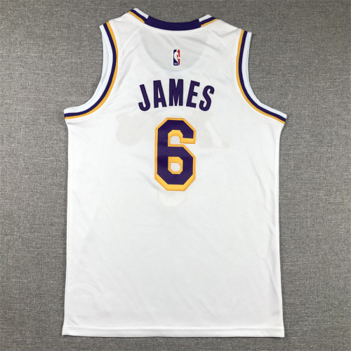 Los Angeles Lakers Kids Jersey White Icon Edition 22/23 NO.6 JAMES