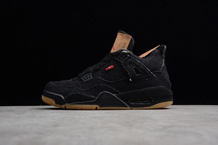 Levi's x Air Jordan 4 “Black” AO2571-001
