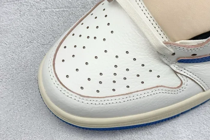 Travis Scott x Fragment x Air Jordan 1 Low Cream White Blue TS CQ3277-100