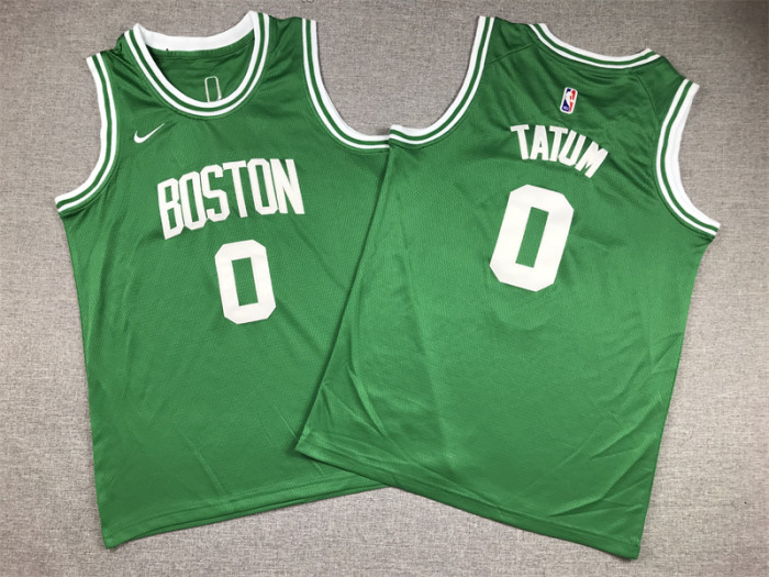 Boston Celtics KIds Jersey Green Classics Edition 85/86  NO.0 TATUM