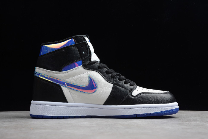 Air Jordan 1 High Fragment Design Black White Varsity Royal 555088-910