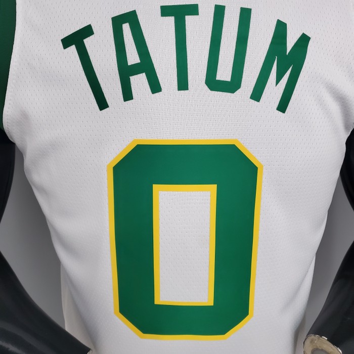 Jayson Tatum Boston Celtics White Platinum Limited Swingman Jersey