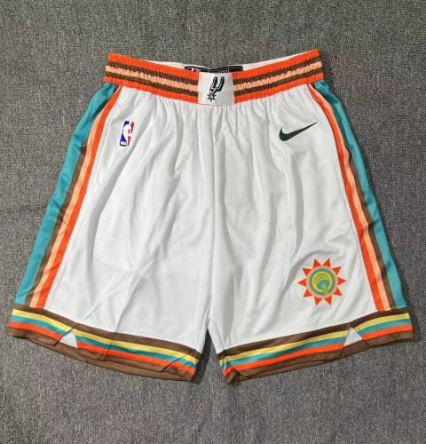 San Antonio Spurs Shorts City Edition White 2023