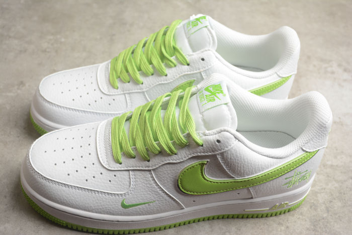 Air Force 1 Low white green fruit green silver edge CW2288-111