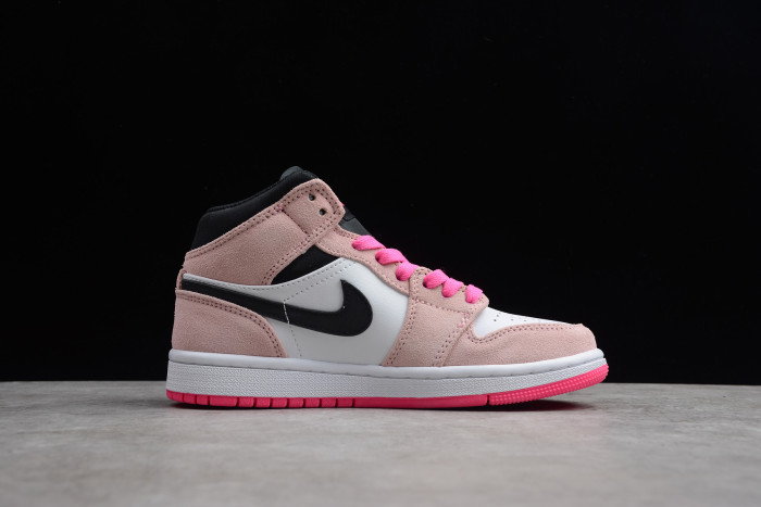 Air Jordan 1 Mid Crimson Hyper Pink 852542-801