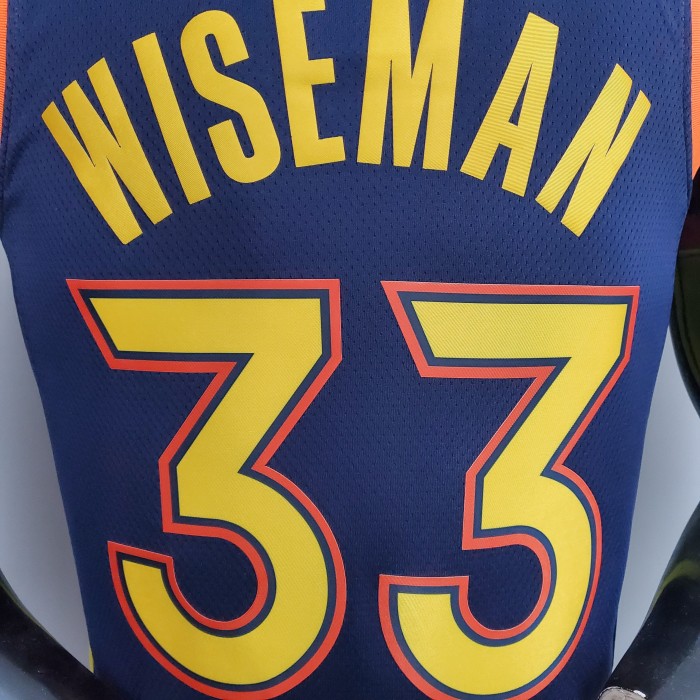 James Wiseman Golden State Warriors City Edition Swingman Jersey Royal Blue
