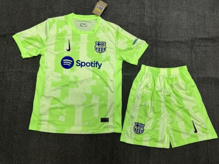 Barcelona Third Kids Suit 24/25