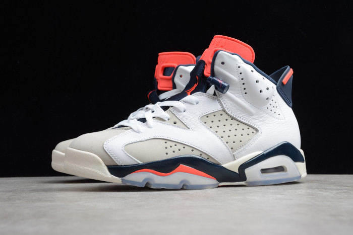 Air Jordan 6 Retro Tinker White Infrared Grey 384664-104