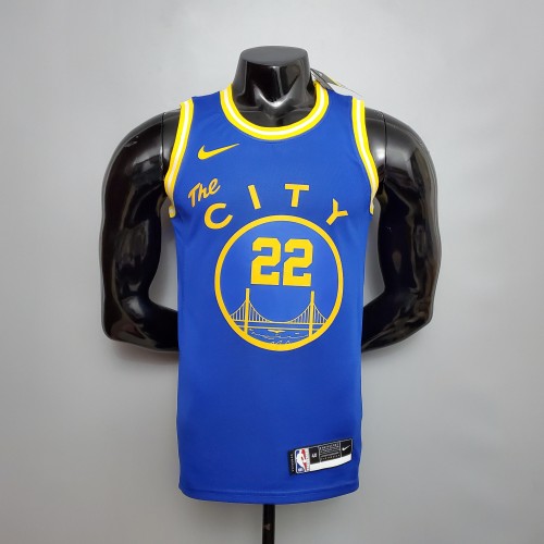 Andrew Wiggins Golden State Warriors Tram Version Swingman Jersey Blue