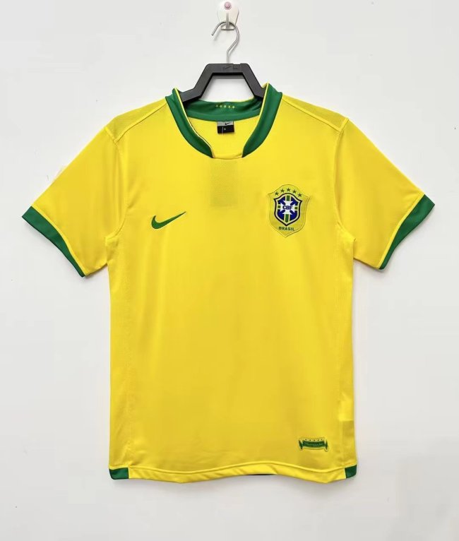 Brazil Home Retro Jersey 2006
