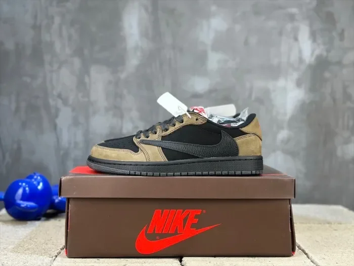 Travis Scott x Air Jordan 1 Low Black and Brown