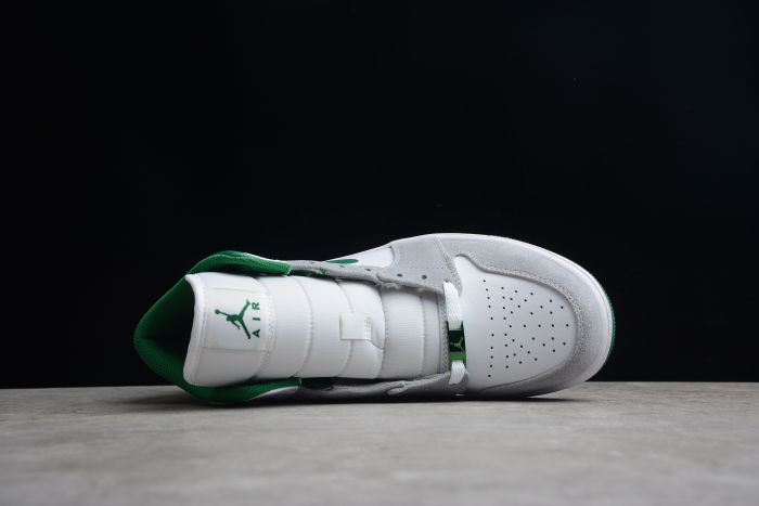 Air Jordan 1 Mid Green Grey