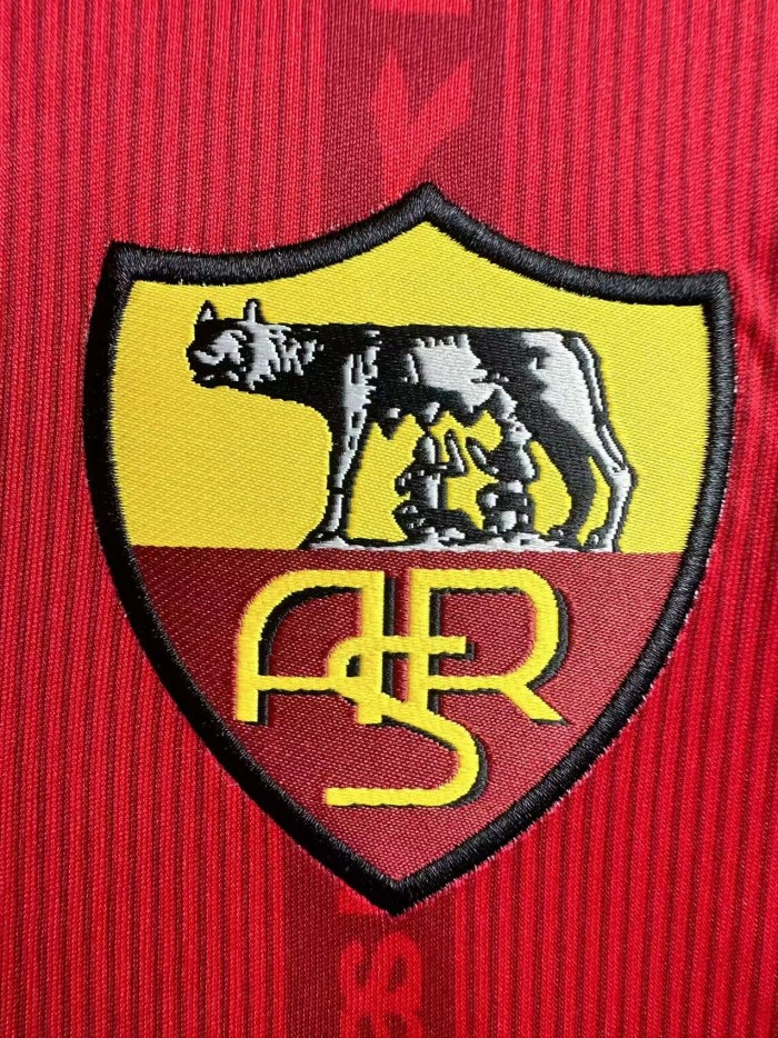 AS Roma Home Sleeve Retro Jersey 1999/00