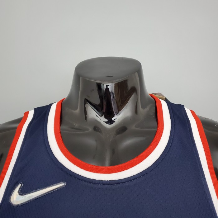 Kevin Durant Brooklyn Nets 2022 75th Anniversary Swingman Jersey Royal Blue