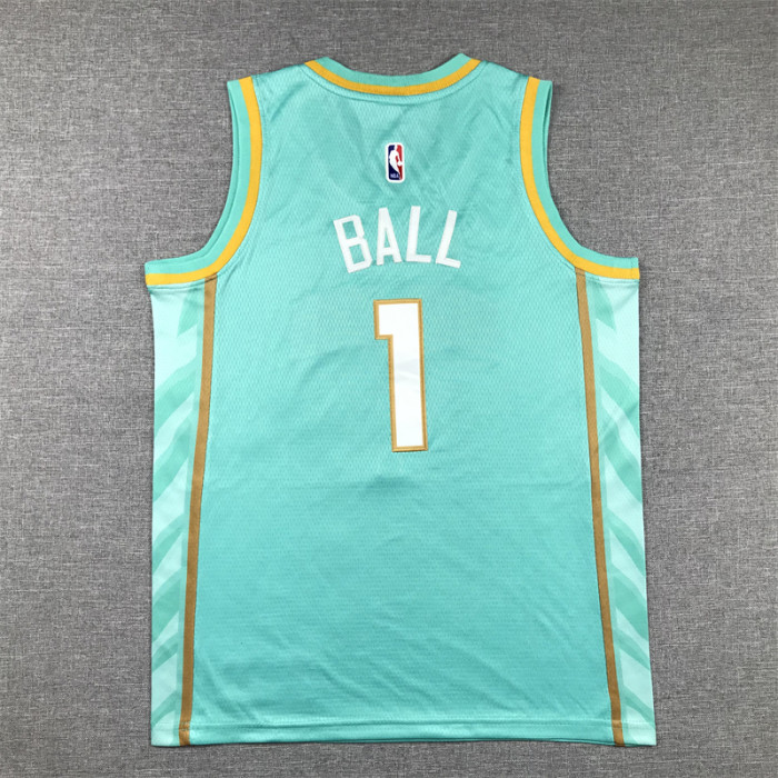 Charlotte Hornets Kids Jersey City Edition 23/24 NO.1 BALL
