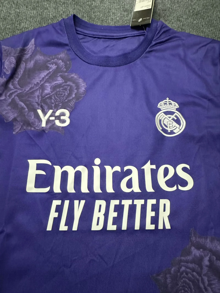 Real Madrid Y-3 Man Jersey 23/24 Purple