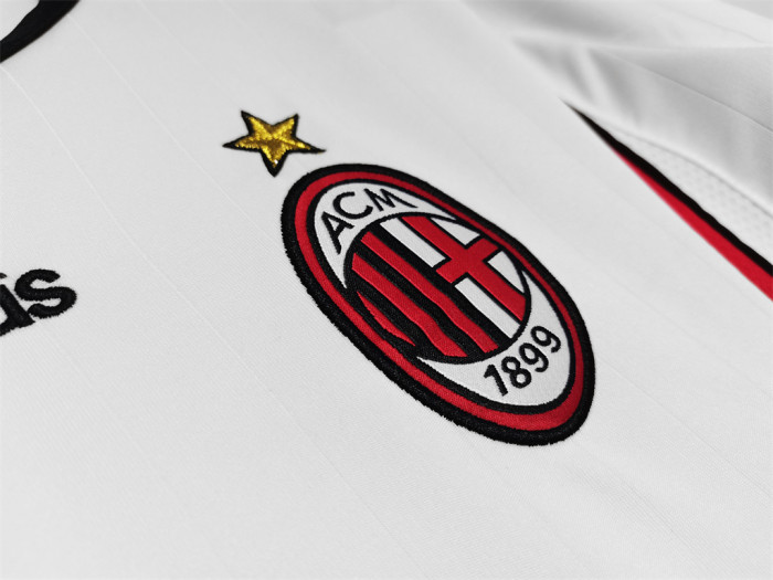 AC Milan Away Long Sleeve Retro Jersey 2006/07
