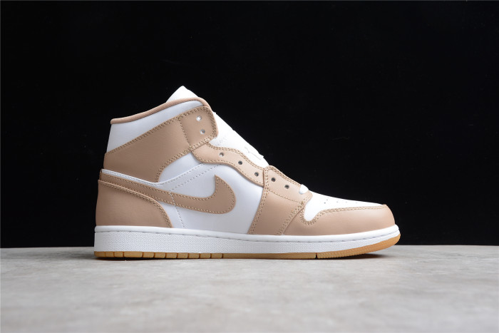 Air Jordan 1 Mid Tan Gum 554724-271