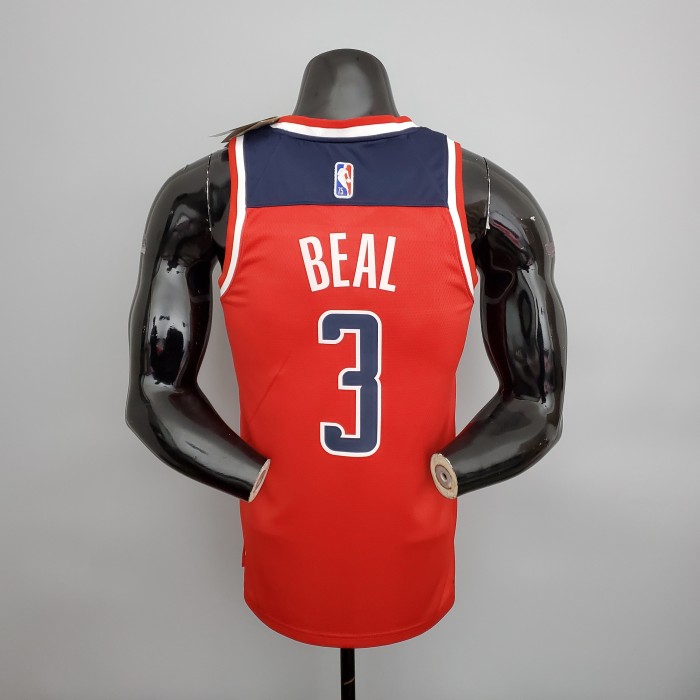 Bradley Beal Washington Wizards 75th Anniversary Swingman Jersey Red White and Blue