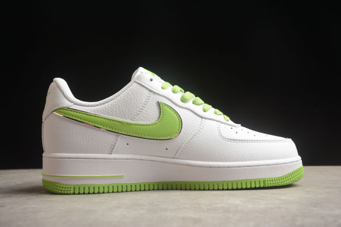 Air Force 1 Low white green fruit green silver edge CW2288-111