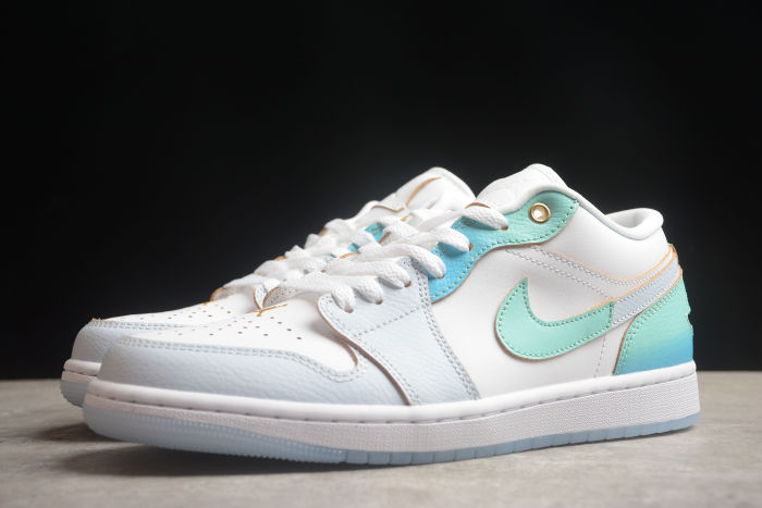 Air Jordan 1 Low White/Blue/Gold FN8899-131