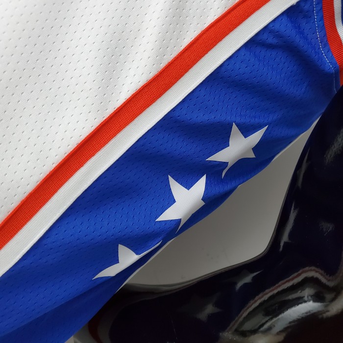 James Harden Philadelphia 76ers 75th Anniversary Swingman Jersey White